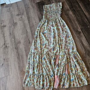 Paisley Print Maxi Dress